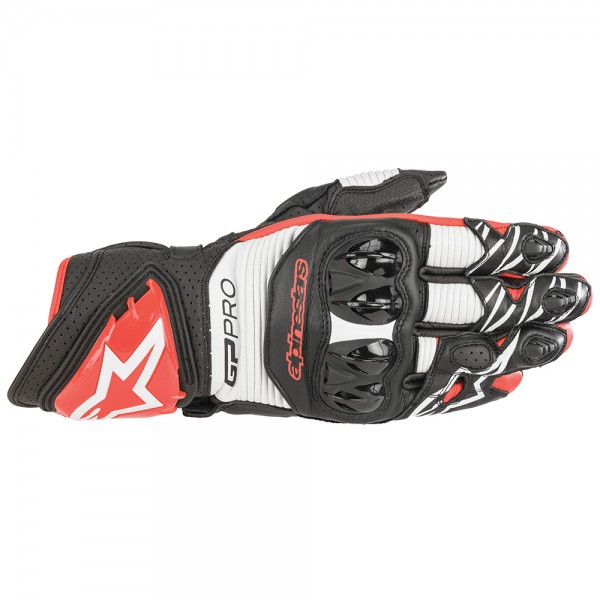 Alpinestars Alpinestars Gp Pro R3 Gloves Black White & Bright Red